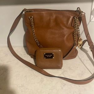 Michael Kors crossbody and wallet